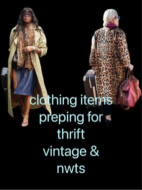 Advertising Only - packing clothing items to go to thrift so last call